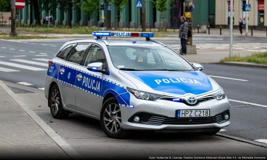 Uhonorowanie pamięci asp. szt. Mateusza Biernackiego przez policję i straż pożarną w Grójcu